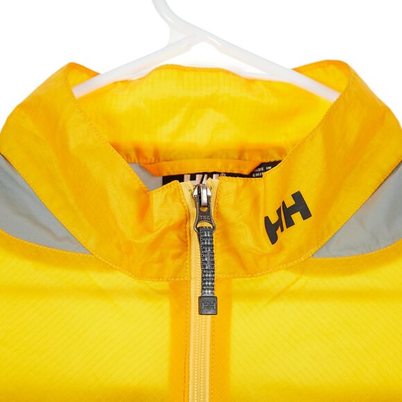 Helly Hansen Yellow Gray Tech Runny Vest Men's Large - Picture 2 of 6